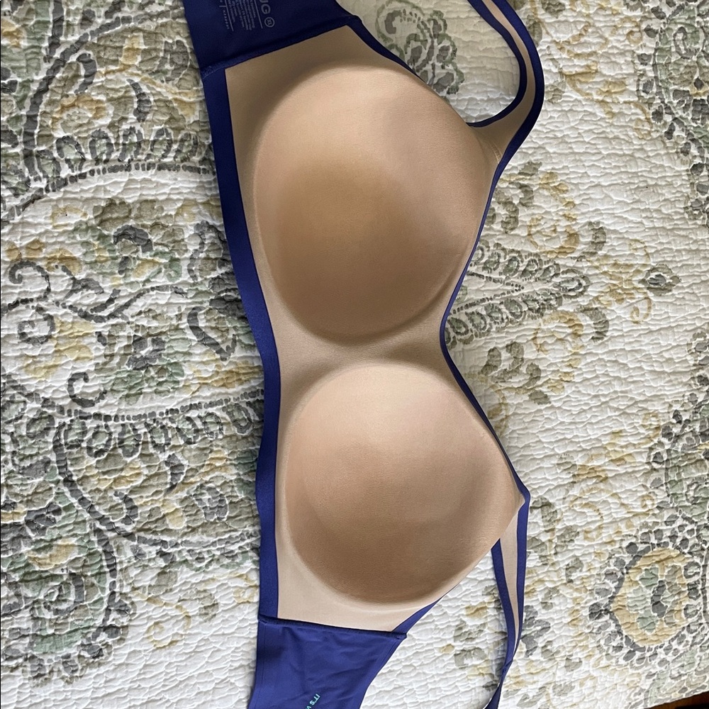 Huug Seamless Blue Bra - Picture 3 of 5